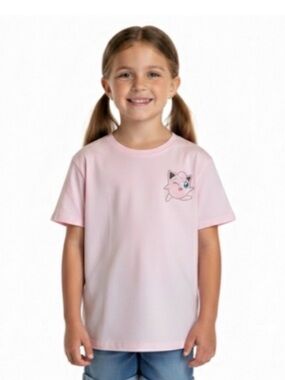 ART CLASS Pokémon Jigglypuff Short Sleeve Graphic Tee, Girls XL (14), Pink